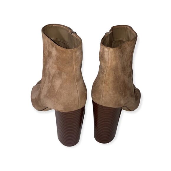 Sam Edelman Yarin Suede Peeptoe Booties - Picture 6 of 9